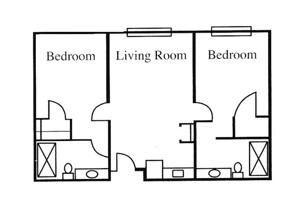 Anderson_Floor Plan_Two Bedroom II Classic Plus Collection